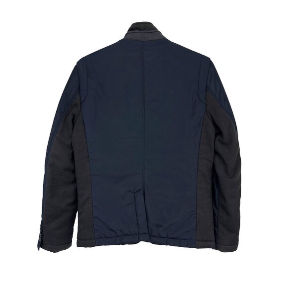 Selected “Happer” Padded Navy/Charcoal Blazer Jacket S - Picture 2 of 10